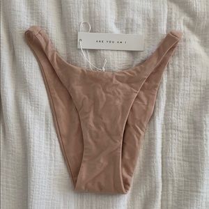 NWT Are You Am I Bikini Bottom Nude
